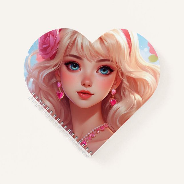 Prinzessin Blume Notizbuch (Vorderseite)