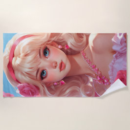 Prinzessin Blume Strandtuch