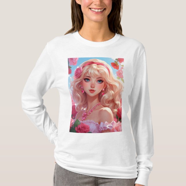 Prinzessin Blume T-Shirt (Vorderseite)