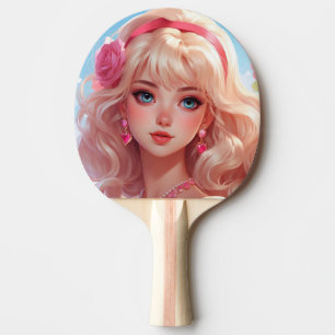 Prinzessin Blume Tischtennis Schläger