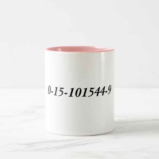 "Prinzessin Bride" ISBN-Tasse Zweifarbige Tasse (Mittel)