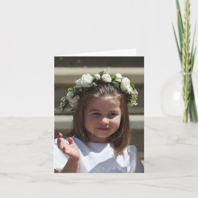 Prinzessin Charlotte Karte (Vorderseite)