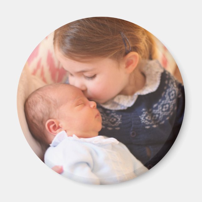 Prinzessin Charlotte und Prinz Louis Magnet (Vorne)