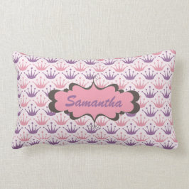Prinzessin Crown Personalized Pillow Cushion Lendenkissen