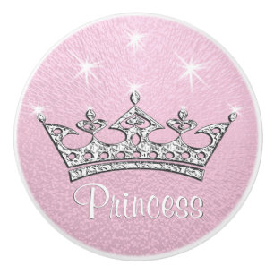 Prinzessin Custom Pink Knobs für Möbel, Kabinett Keramikknauf