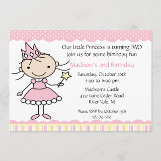 Prinzessin Dance Birthday Invitation Einladung