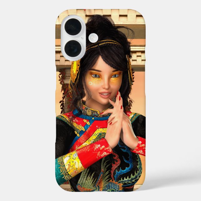 Prinzessin der China iPhone 16 Hülle (Rückseite)