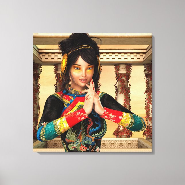 Prinzessin der China Leinwanddruck (Vorderseite)