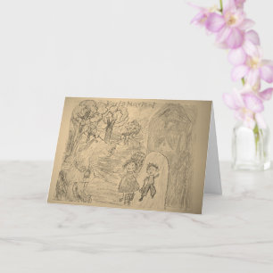 Prinzessin der Papiertüte Karte