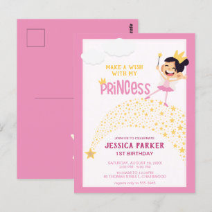 Prinzessin der Sterne, Magische Wünsche Postkarte