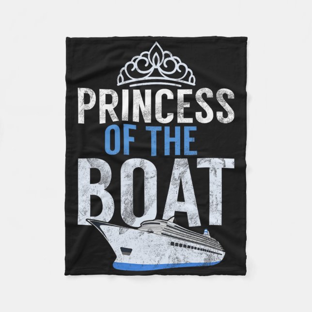 Prinzessin des Bootes Fleecedecke (Vorderseite)