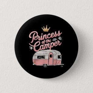 Prinzessin des Camper Wohnmobil Wohnwagen Rv eine  Button