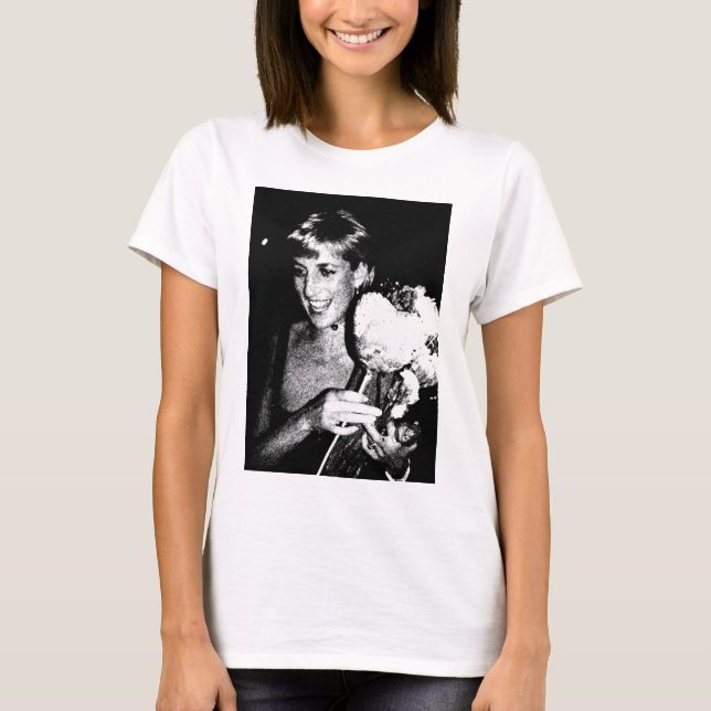 Prinzessin Di digital.jpg T-Shirt (Vorderseite)