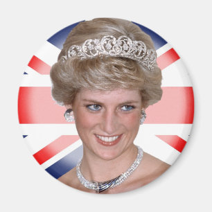Prinzessin Diana Union Jack Magnet