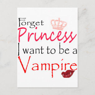 Prinzessin, die ich als Vampir gewollt habe Postkarte