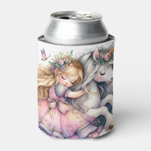 Prinzessin Einhorn Pastell Märchen Fantasy Dosenkühler