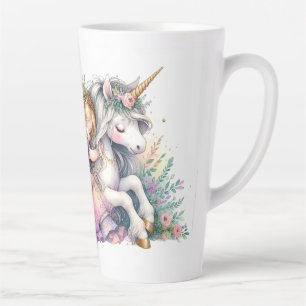 Prinzessin Einhorn Pastell Märchen Fantasy Milchtasse