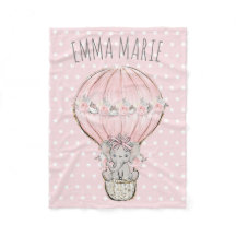 Prinzessin Elefant Rosa Heißluftballon Baby Mädche