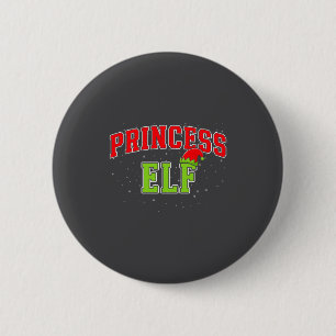Prinzessin Elf Weihnachten Familie passende Gruppe Button