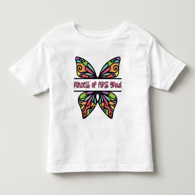 Prinzessin erster Klasse Kleinkind T-shirt (Vorderseite)