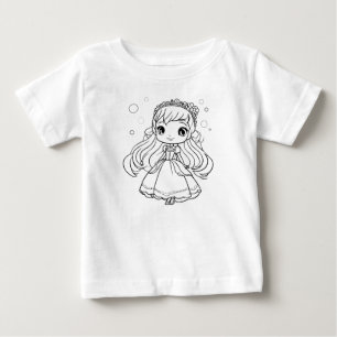 Prinzessin färbt es sich selbst baby t-shirt