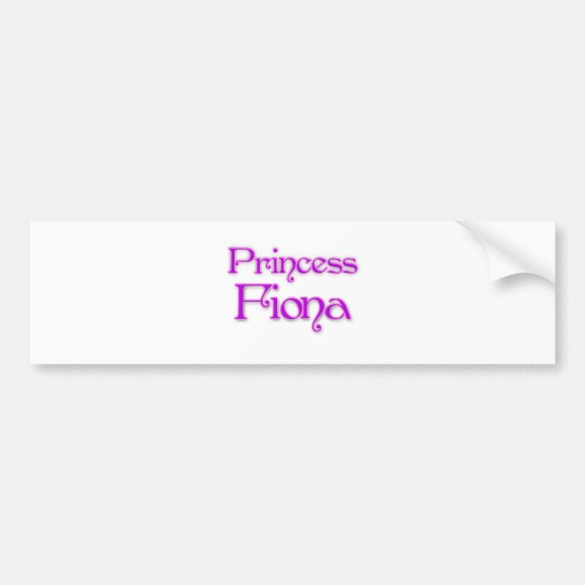 Prinzessin Fiona Autoaufkleber (Vorne)
