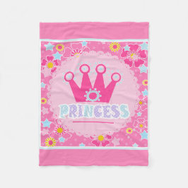 Prinzessin. Fleecedecke