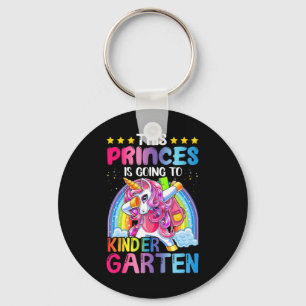 Prinzessin geht zurück zum Kindergartengeschenk Schlüsselanhänger