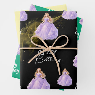 Prinzessin Geschenkpapier Set