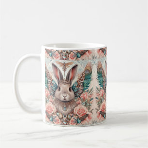 Prinzessin Häschen Kaninchen Feen AI-Design Kaffeetasse