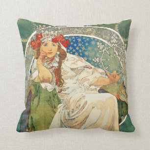 Prinzessin Hyacinth Pillow Alphonse-Mucha Kissen