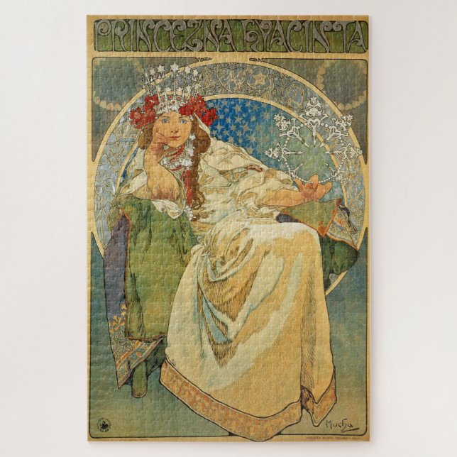 Prinzessin Hyacinth von Alphonse Mucha (Vertikal)
