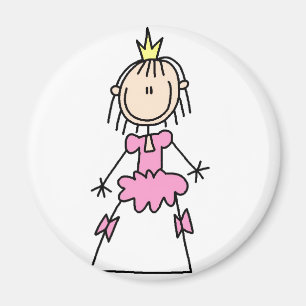 Prinzessin in Ball Gown Magnet