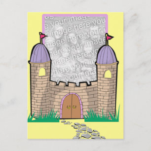 Prinzessin in ihrem eigenen Schloss! Postkarte