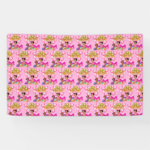 Prinzessin in Rosa Banner