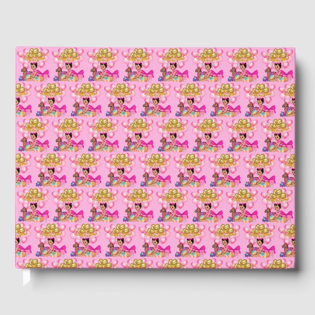Prinzessin in Rosa Gästebuch (Vorderseite)