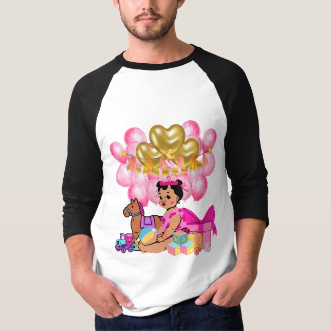 Prinzessin in Rosa T-Shirt (Vorderseite)