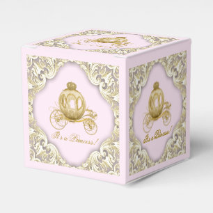 Prinzessin in Rosa und Gold Geschenkschachtel