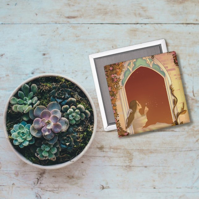 Prinzessin in Sonnenlicht Magnet (Von Creator hochgeladen)