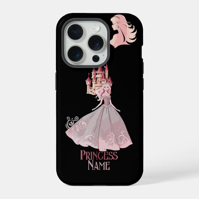 Prinzessin iPhone 15 Pro Hülle (Rückseite)