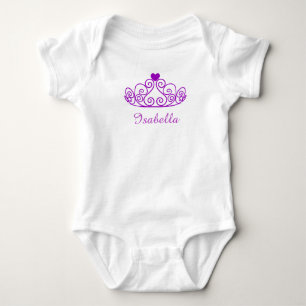 Prinzessin Isabella Shirt, Name des Babys hinzufüg Baby Strampler