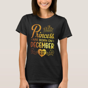 Prinzessin ist am 20. Dezember zum Geburtstag Gebo T-Shirt
