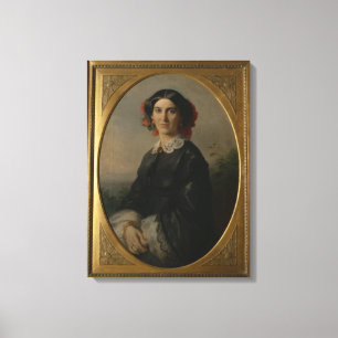 Prinzessin Johanna von Bismarck, 1857 Leinwanddruck
