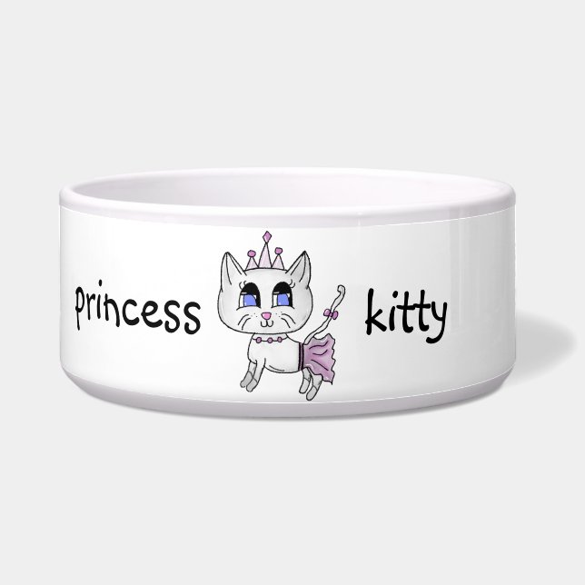 Prinzessin Kitty Cat Dish Napf (Vorderseite)