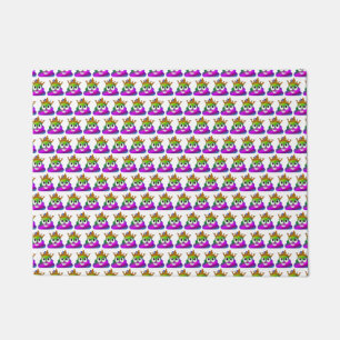 Prinzessin Krone Regenbogen Emoji Kot Fußmatte