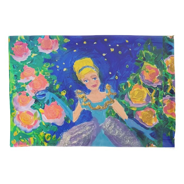 Prinzessin "Kunst von Kindern" Kissenbezug (Vorderseite)