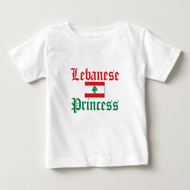 Prinzessin Libanon Baby T-shirt (Vorderseite)