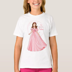 Prinzessin Madison in der rosa Kleidung Girls T -  T-Shirt