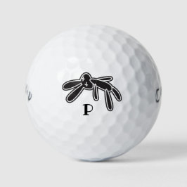 Prinzessin mit dem ersten golfball