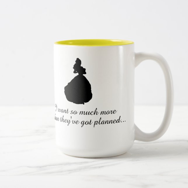 Prinzessin Mug Zweifarbige Tasse (Rechts)